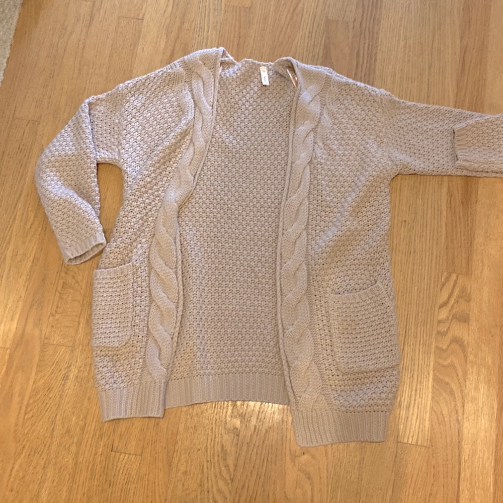 Long knit, chunky sweater
